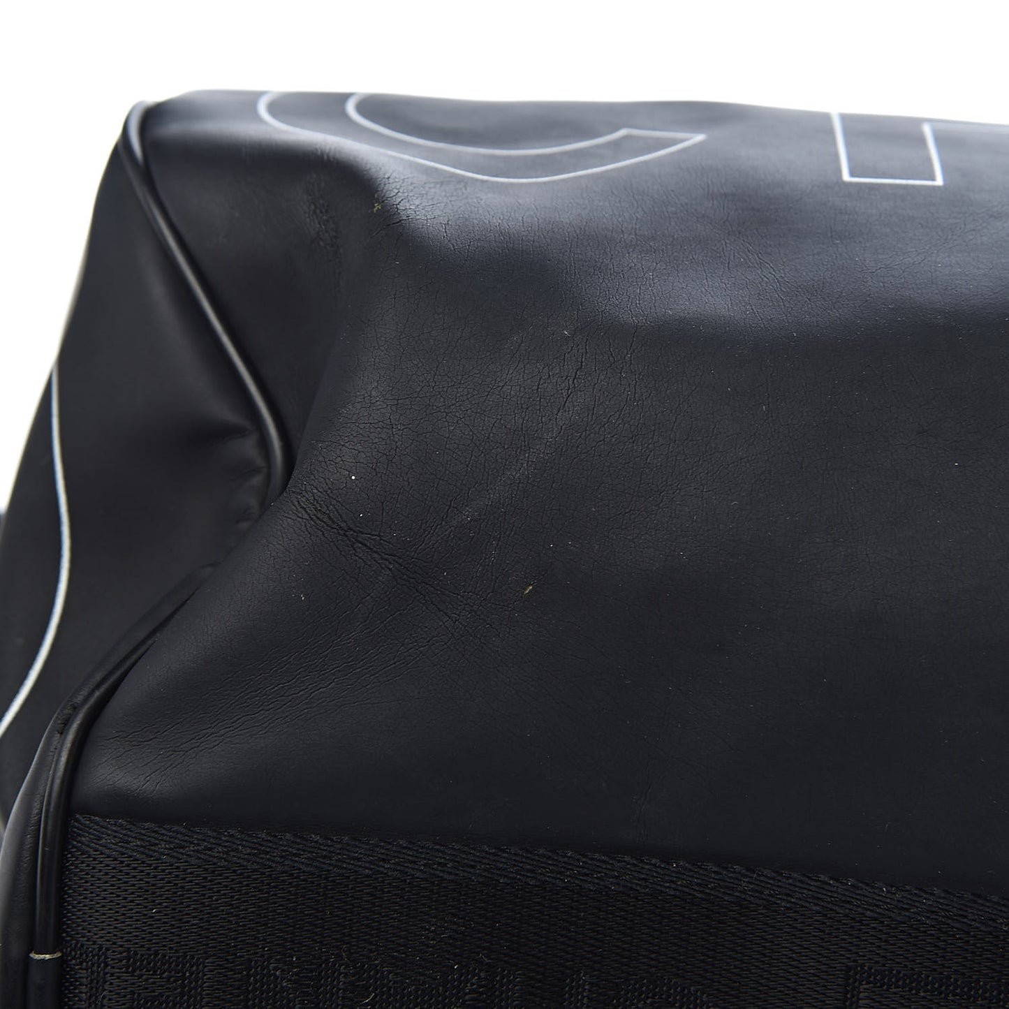 Rubber Nylon Sport Duffle Black