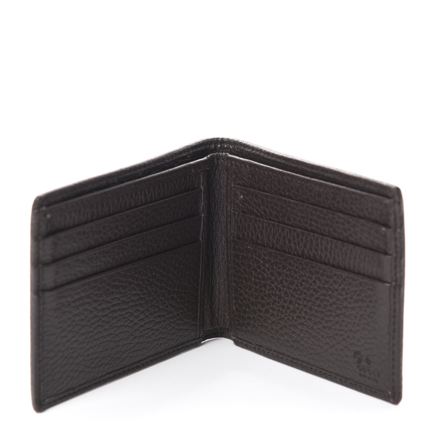 Gucci Monogram Bi-Fold Wallet Dark Brown 5 of 7