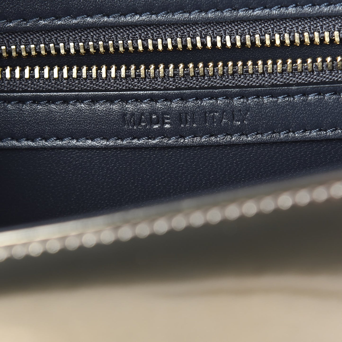 Metallic Patent Micro-Cannage Medium Diorama Flap Bag Gold