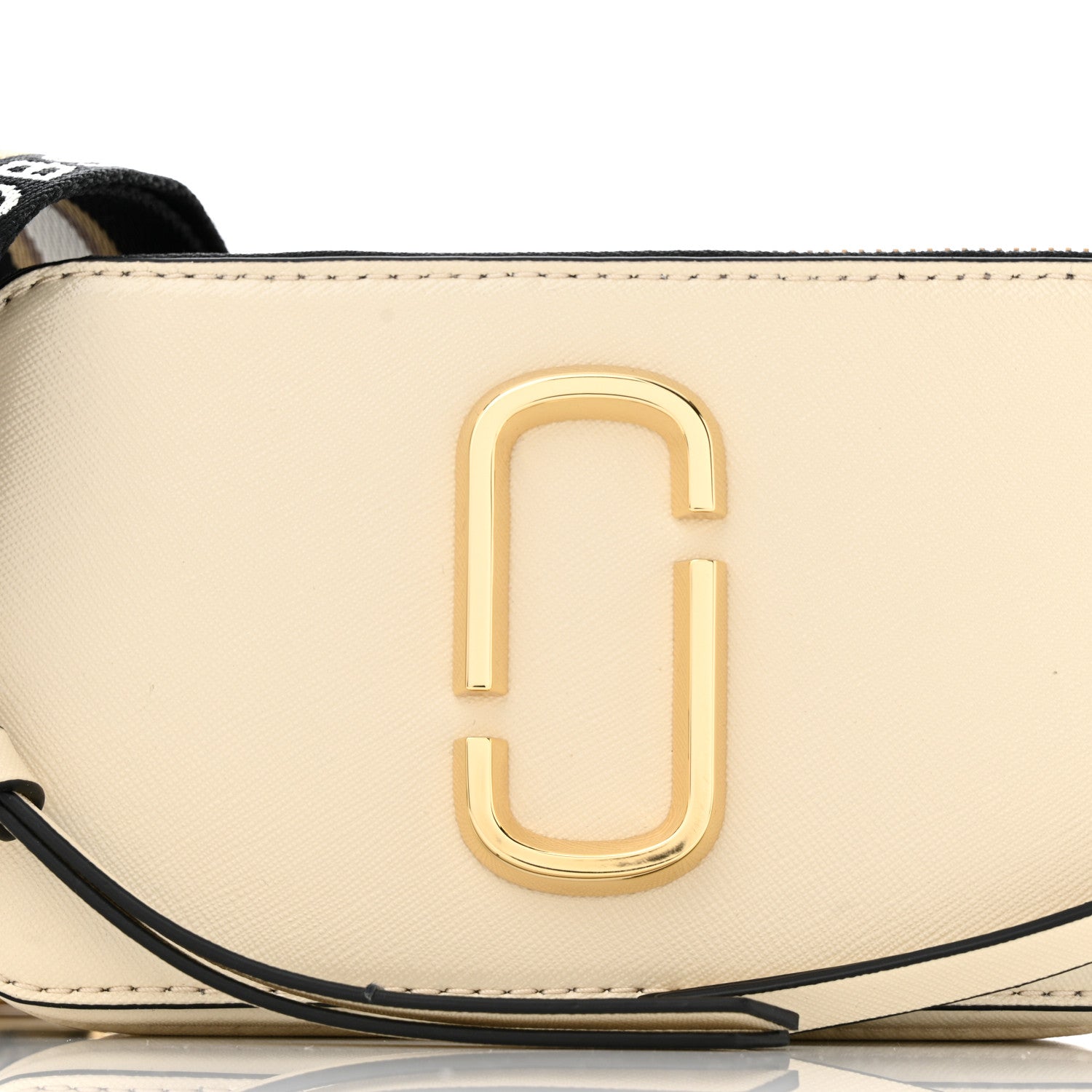 Marc Jacobs Saffiano Small Snapshot Camera Bag New Cloud White Multicolor 10 of 12