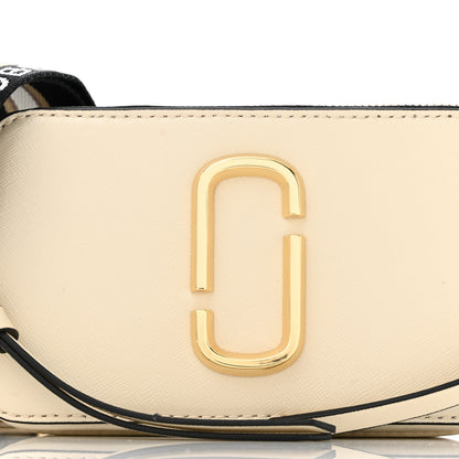 Marc Jacobs Saffiano Small Snapshot Camera Bag New Cloud White Multicolor 10 of 12