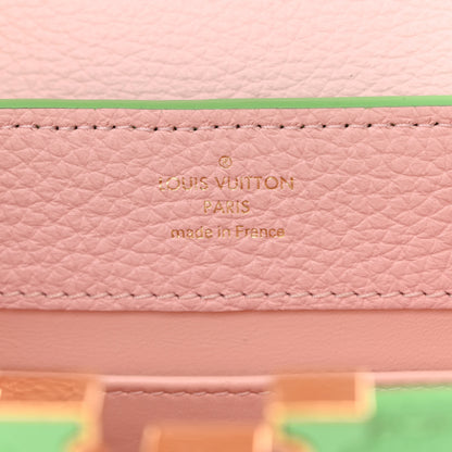 Louis Vuitton Taurillon Mini Capucines Vert Pomme 6 of 11