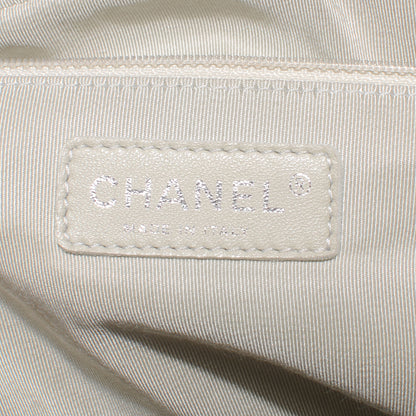 Chanel Washed Lambskin Chain Around Bowler Red 6 of 7
