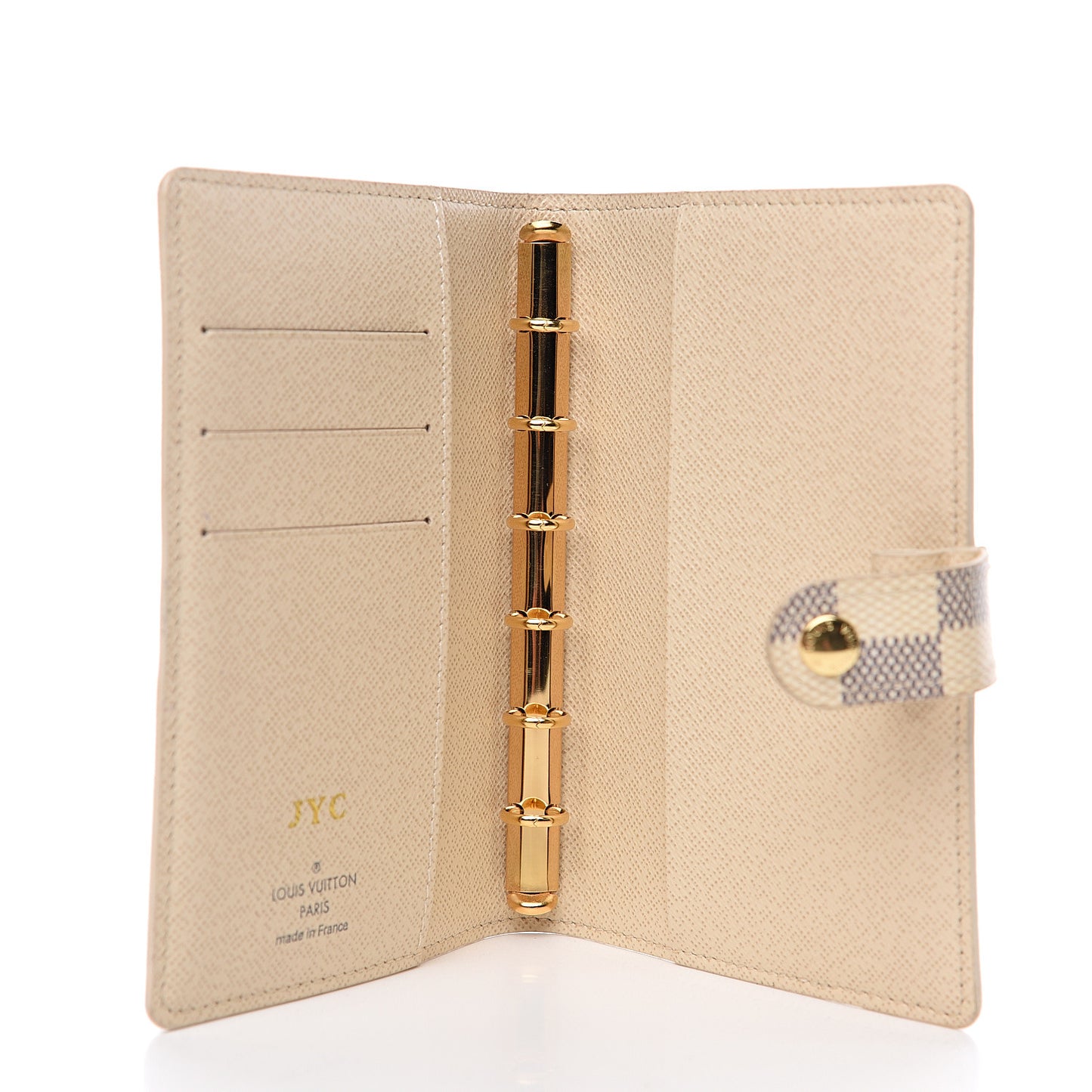 Damier Azur Small Ring Agenda Cover