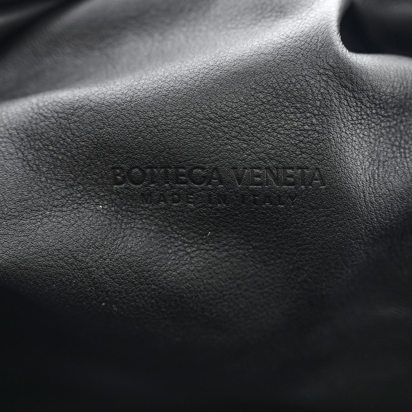 Smooth Butter Calf The Pouch Oversized Clutch Black