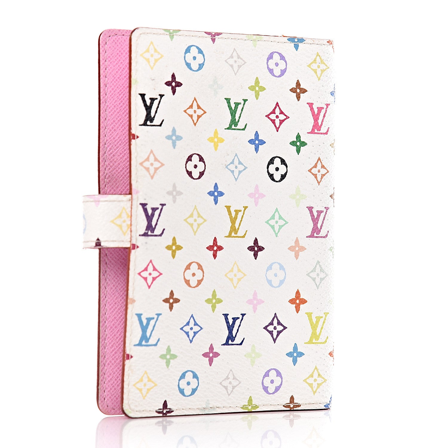Louis Vuitton Monogram Multicolor Partenaire Agenda Cover PM White Litchi 3 of 14