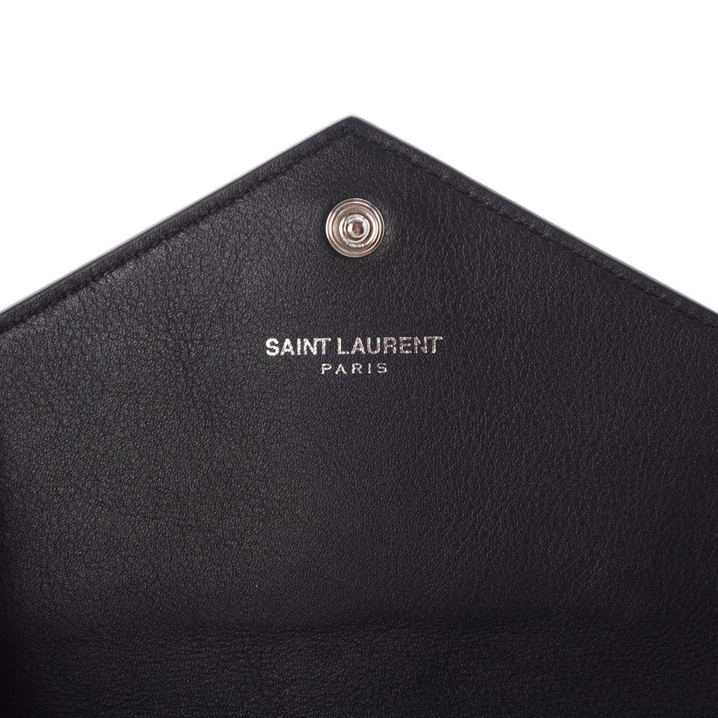 Calfskin Monogram Tri Pocket Crossbody Bag Black