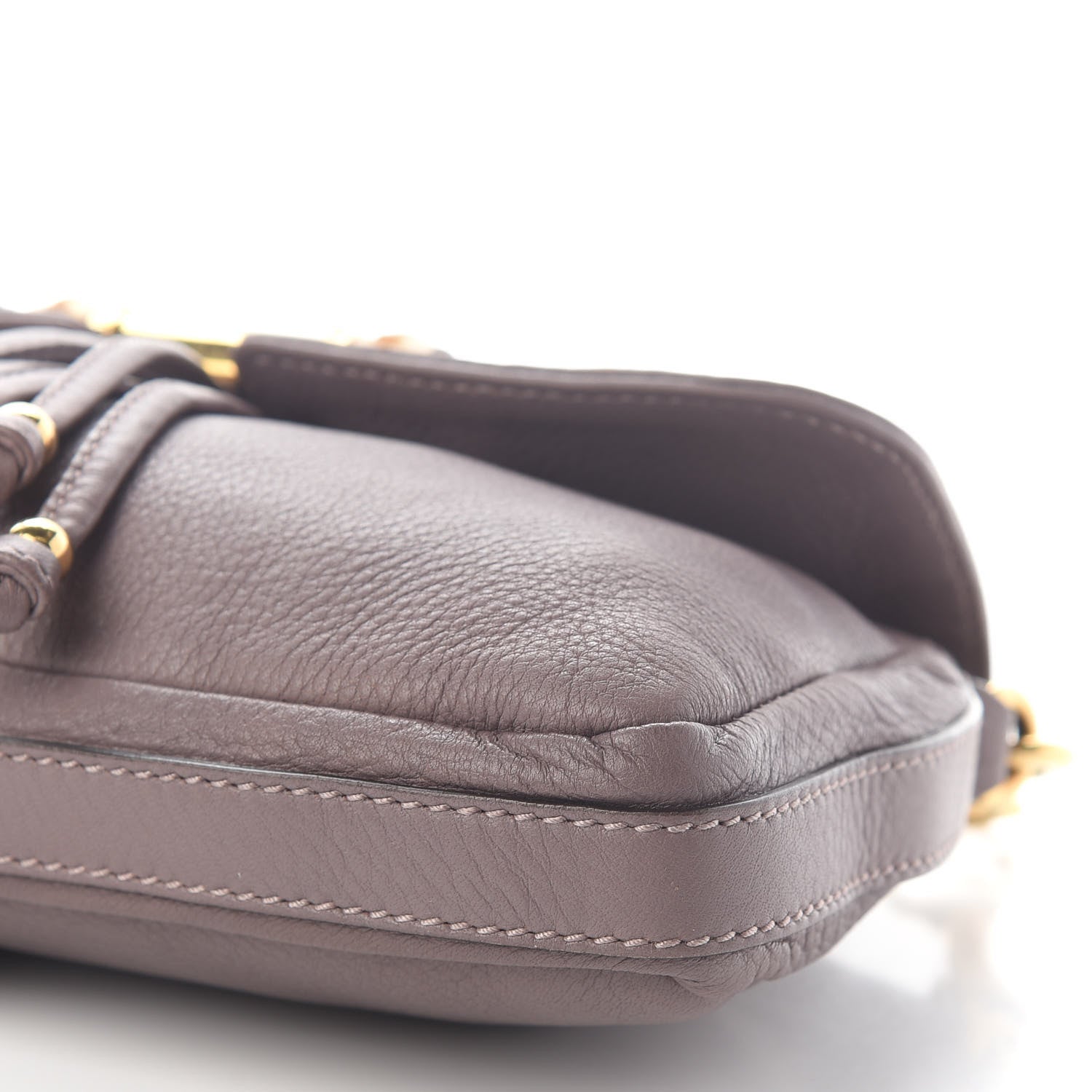 Gucci Calfskin Bamboo Croisette Evening Bag Mauve 7 of 9