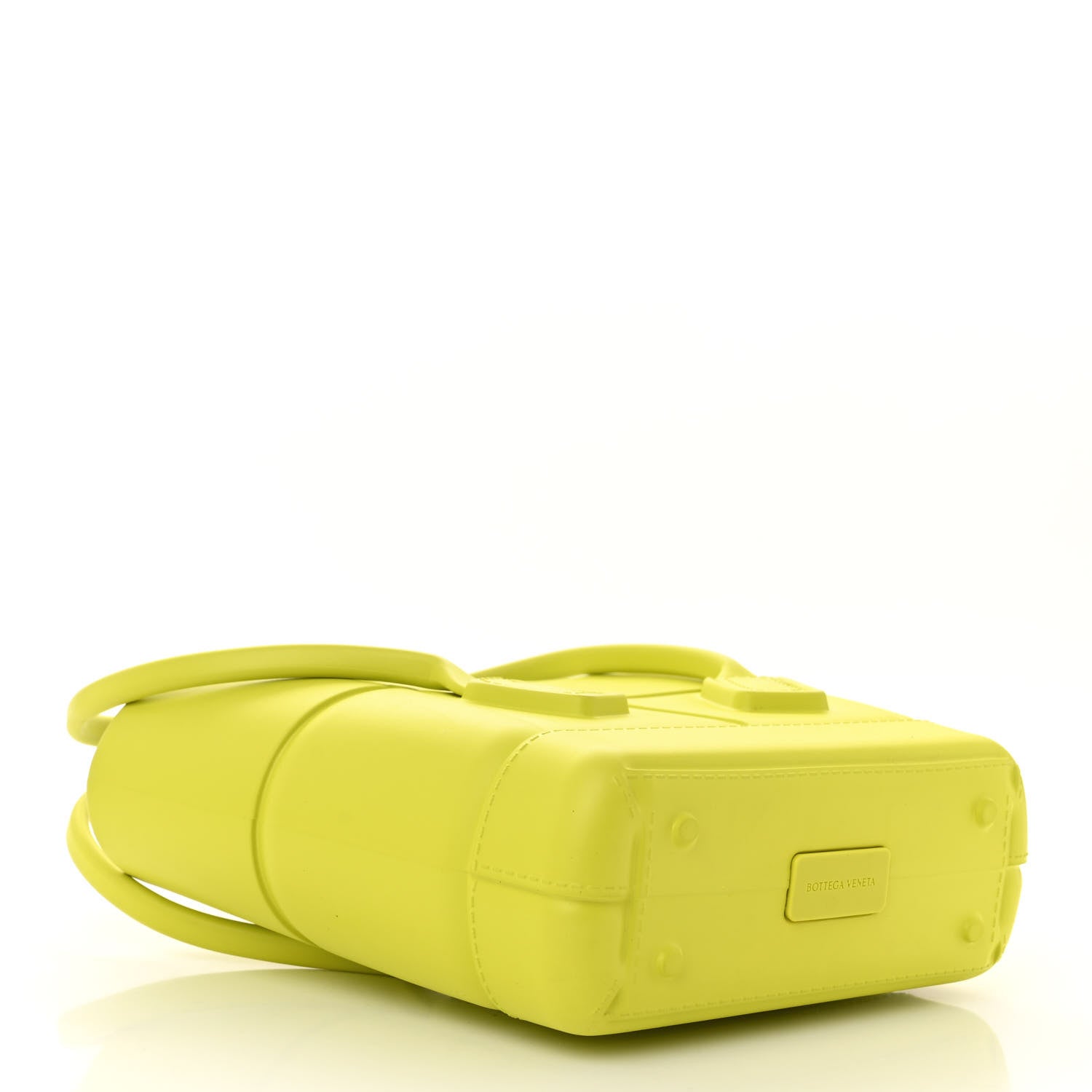 Bottega Veneta Rubber Maxi Intrecciato Mini Arco Kiwi Green 4 of 10