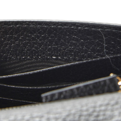 Gucci Dollar Calfskin Medium Betty Chain Wallet Black 7 of 8