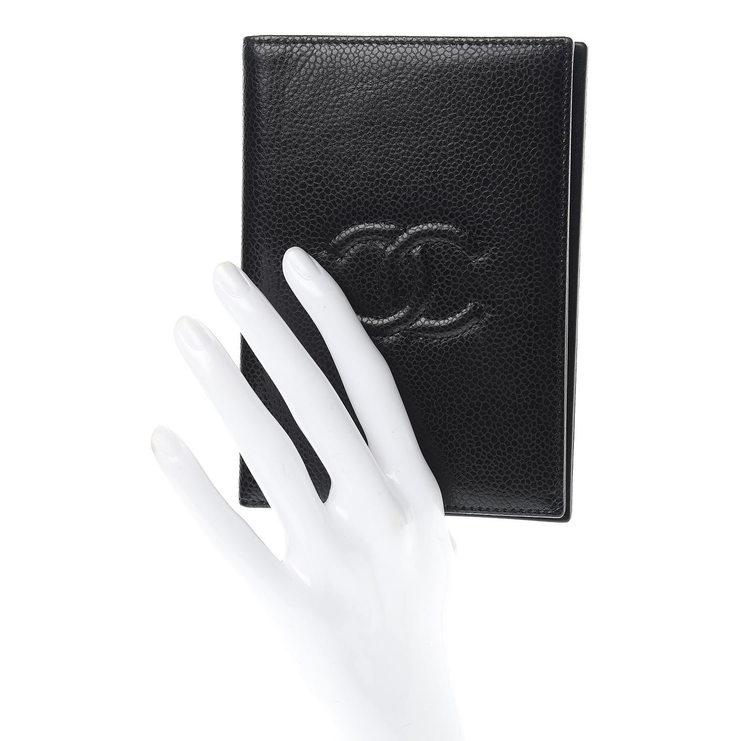 Chanel Caviar Timeless Passport Holder Black 2 of 7