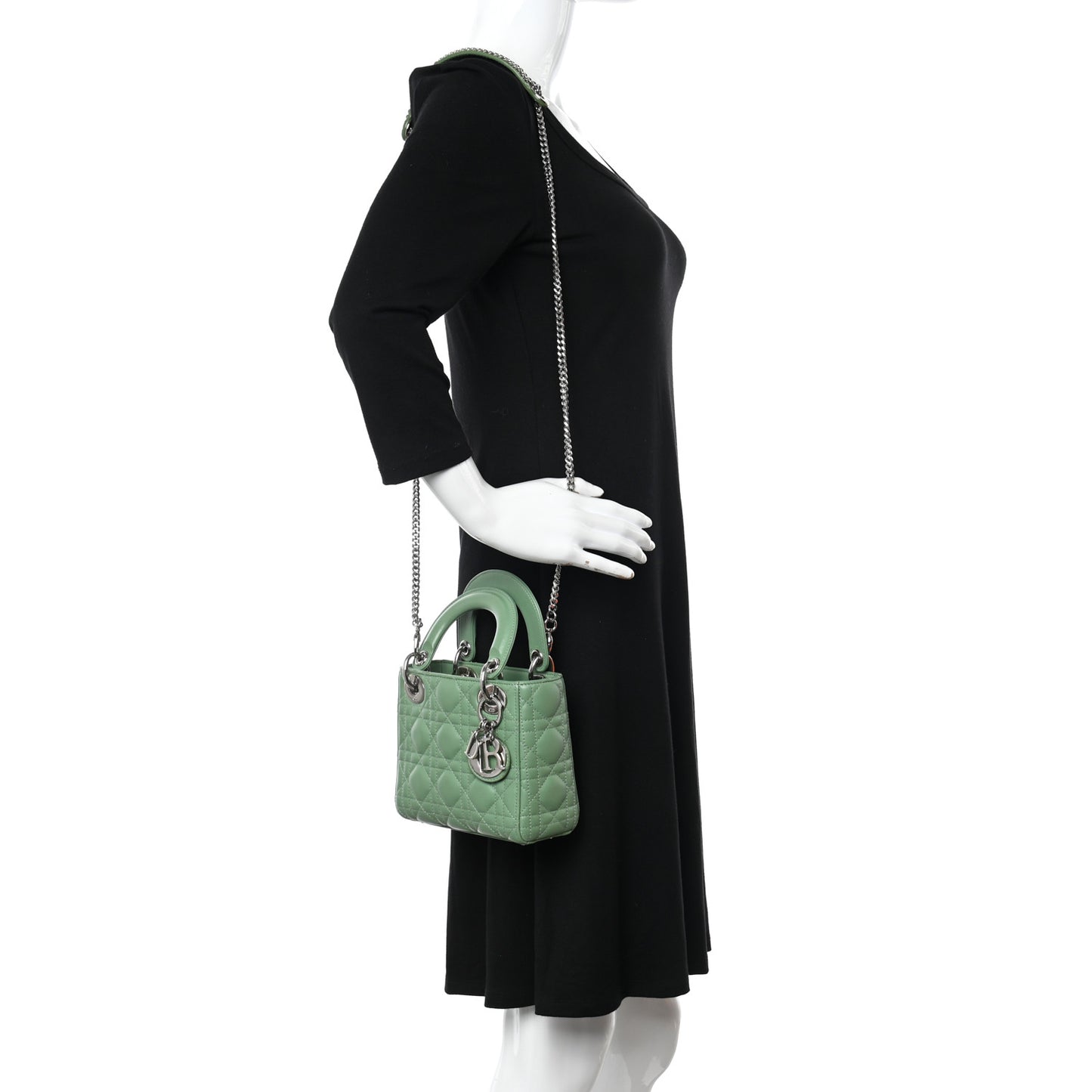 Christian Dior Mini Lady Bag Green