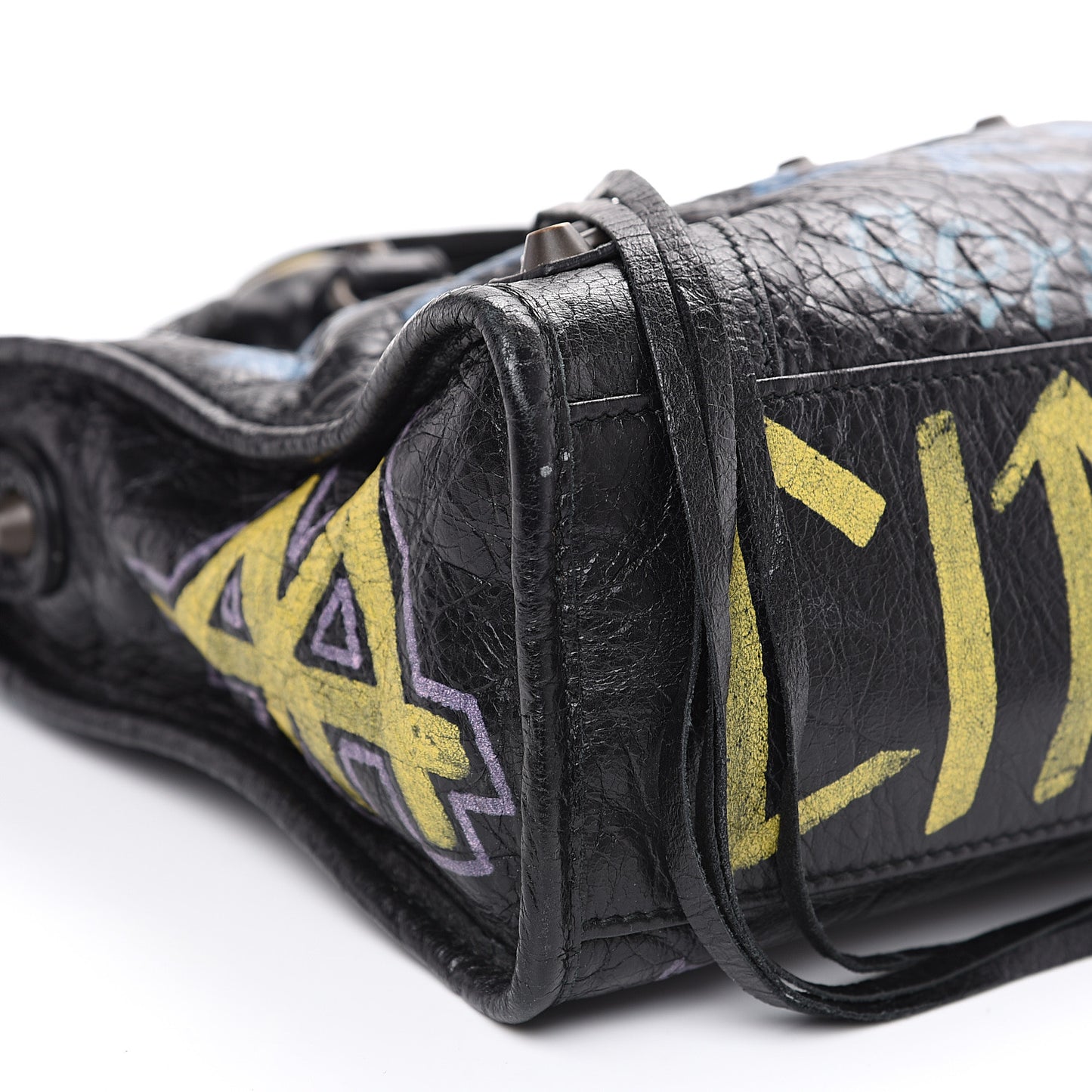 Agneau Graffiti All Over Classic Hardware S City Black Multicolor