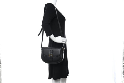 Gucci Charisma Calfskin Gucci Embossed Shoulder Flap Bag Black 2 of 10