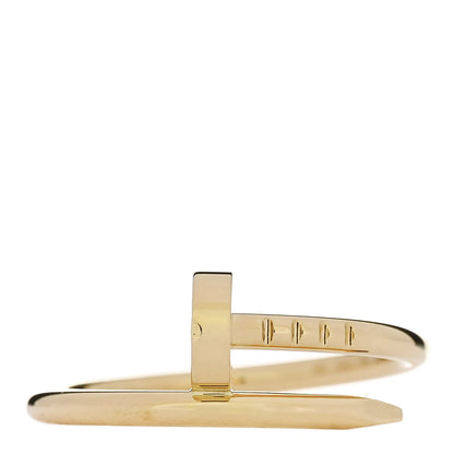 Cartier 18K Yellow Gold Small Juste Un Clou Ring 51 5.75 1 of 5