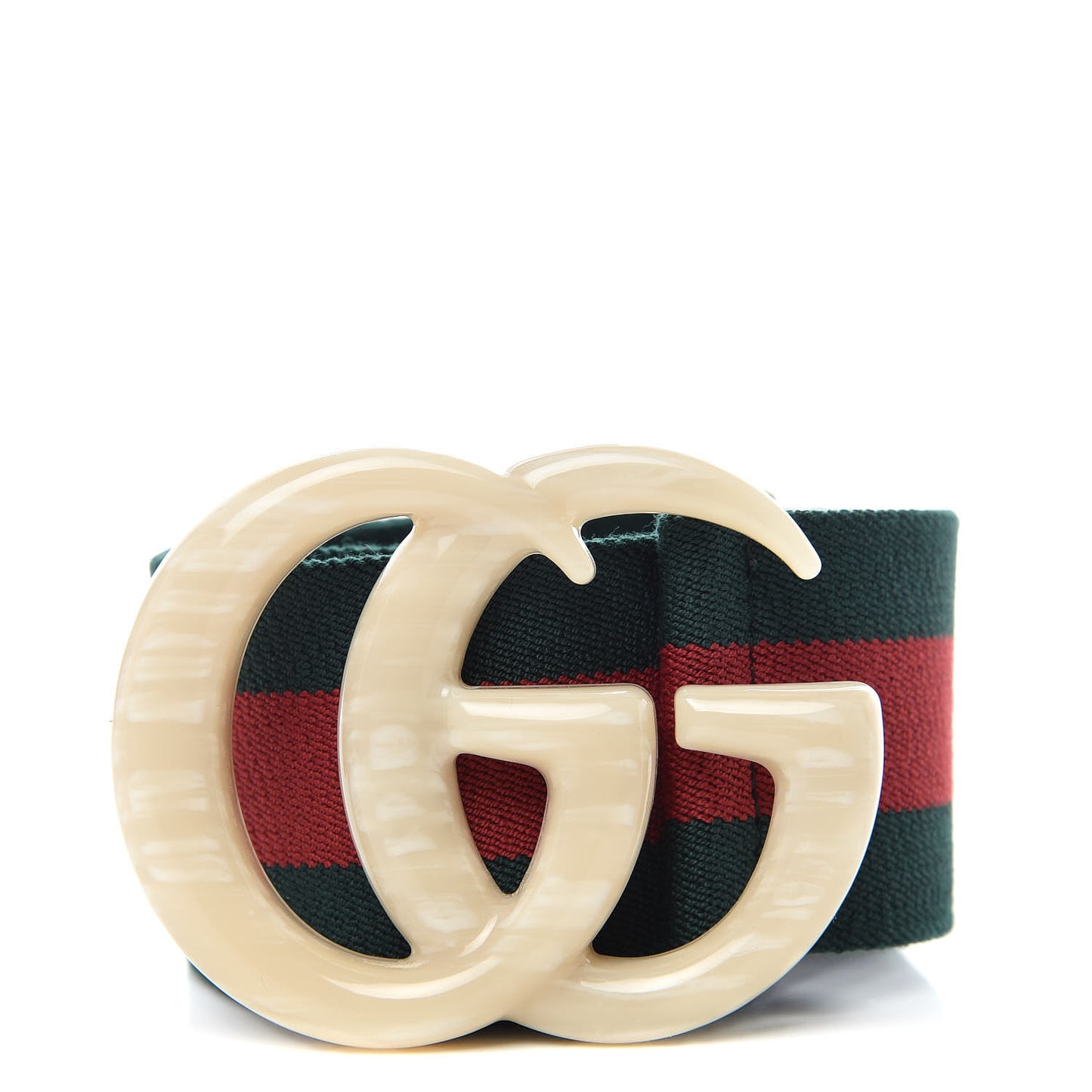 Web Elastic Plexiglass GG Marmont Belt 70 28 Red Green
