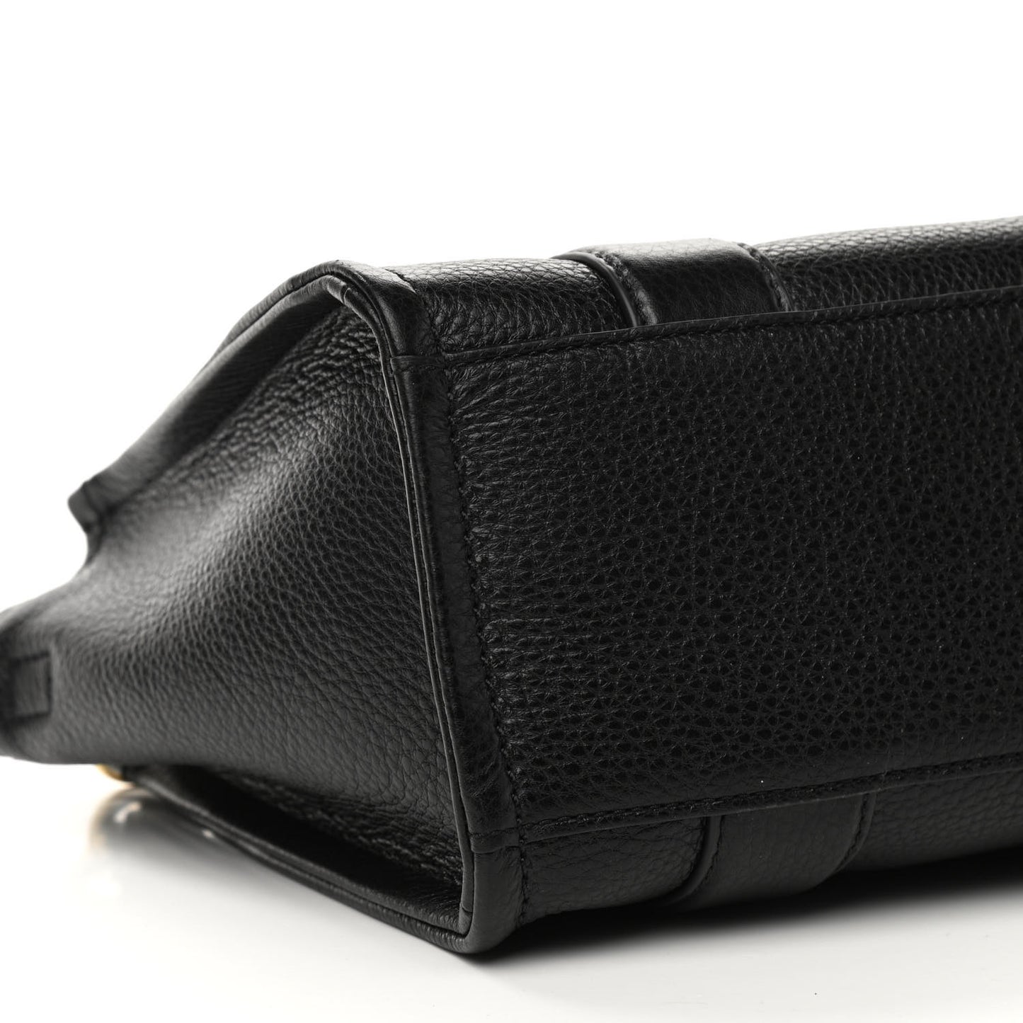 Grained Calfskin Small The Tote Bag Black