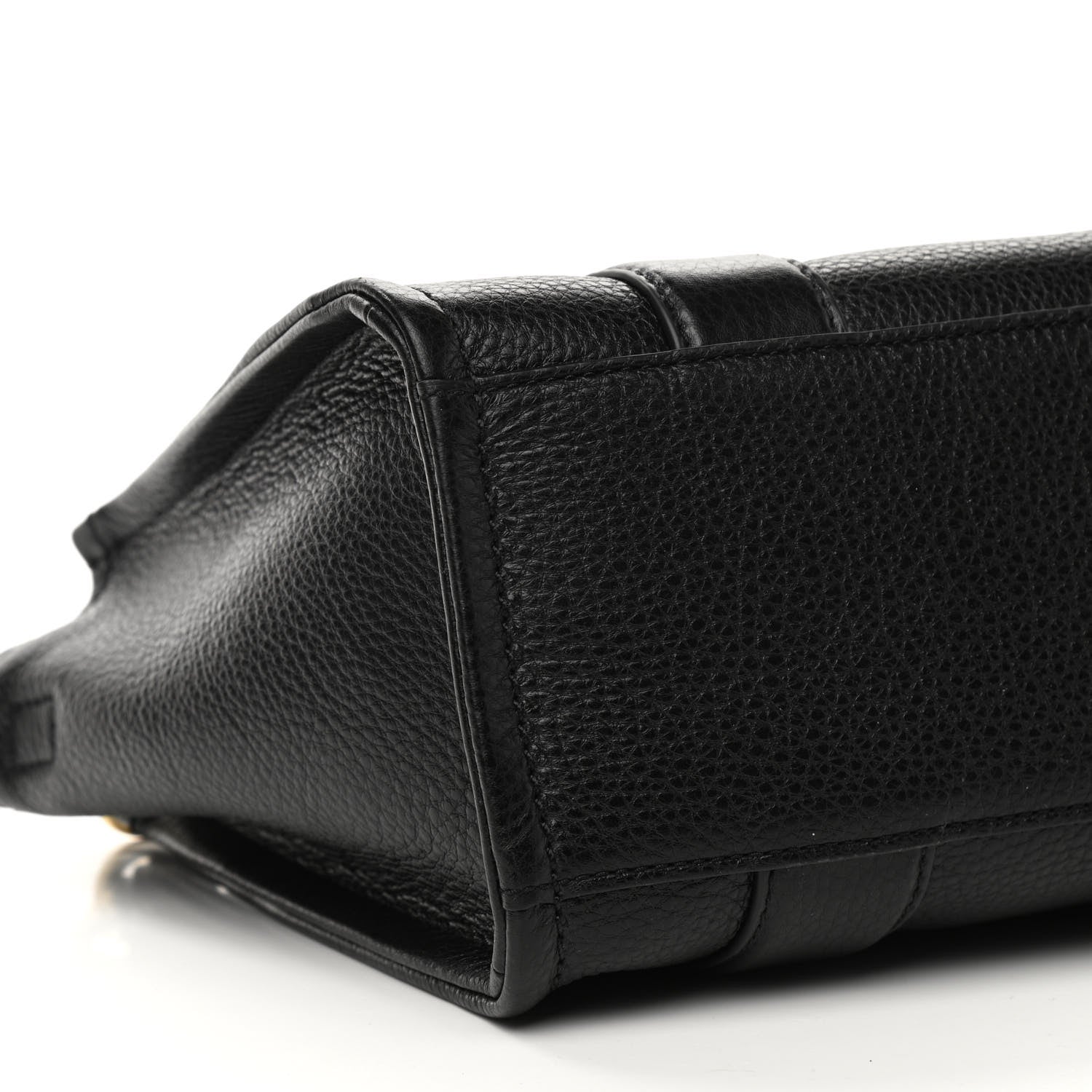 Marc Jacobs Grained Calfskin Small The Tote Bag Black 9 of 11