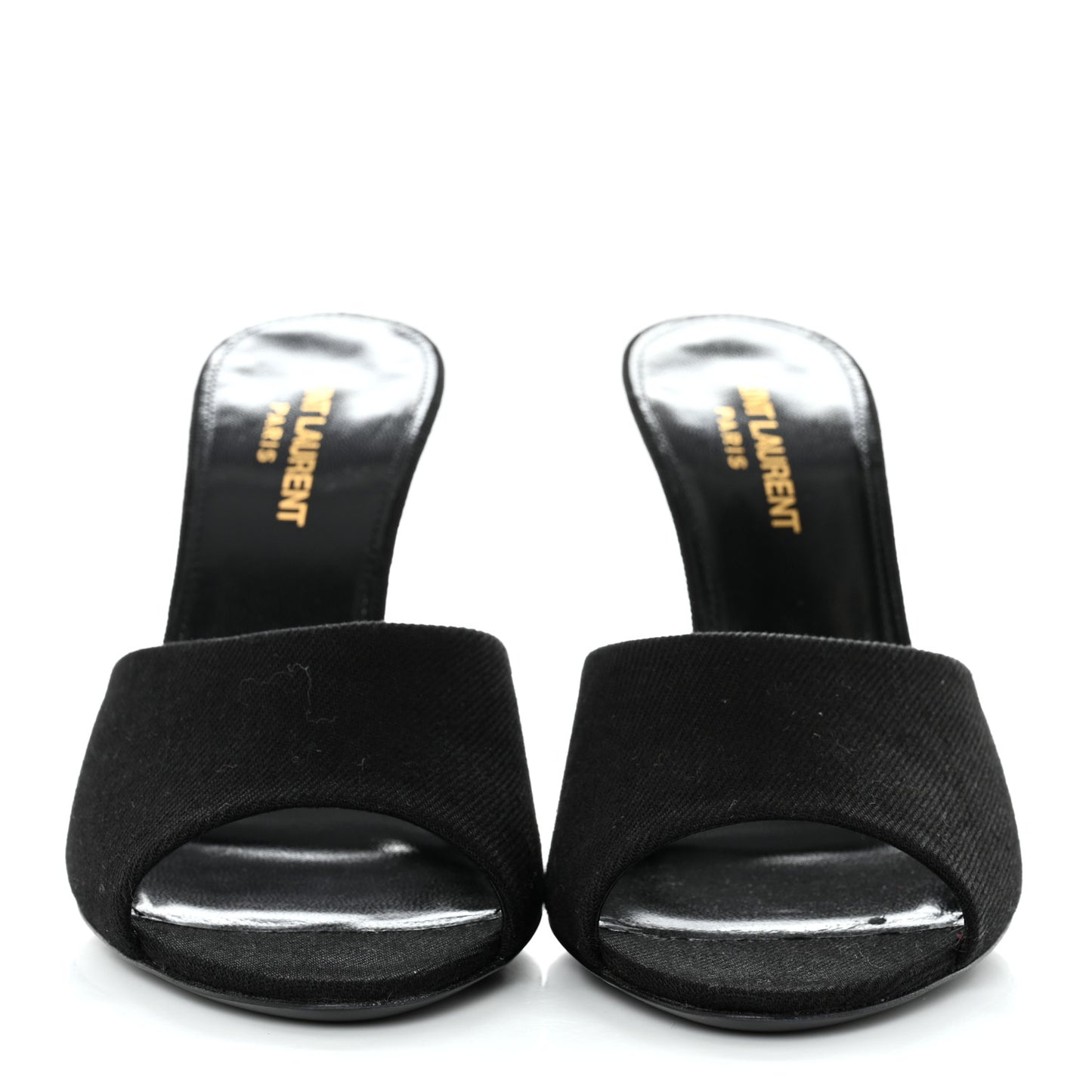 Denim La 16 Mule Sandals 37.5 Black