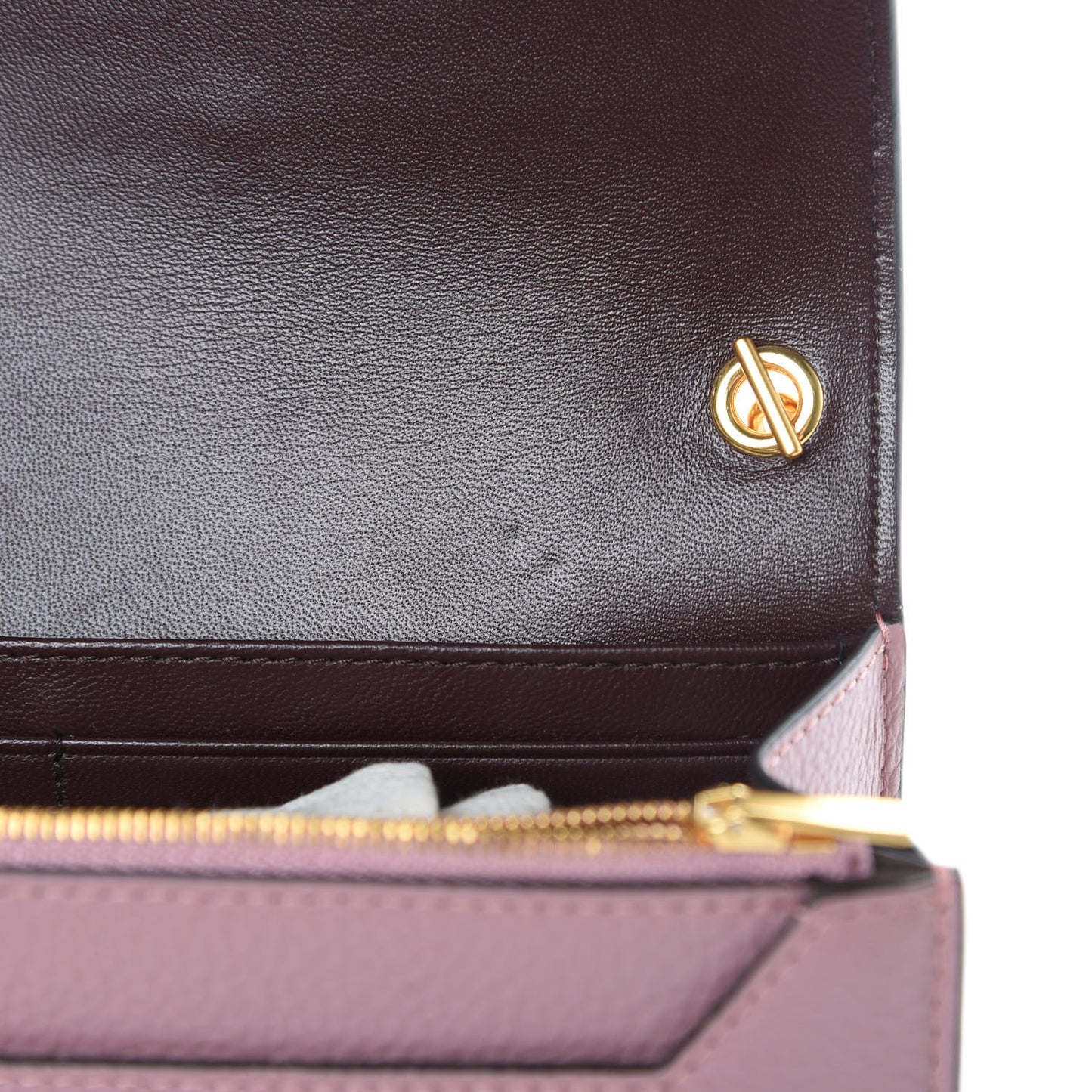 Small Classic Grain Calfskin Small Darley Mocha Rose