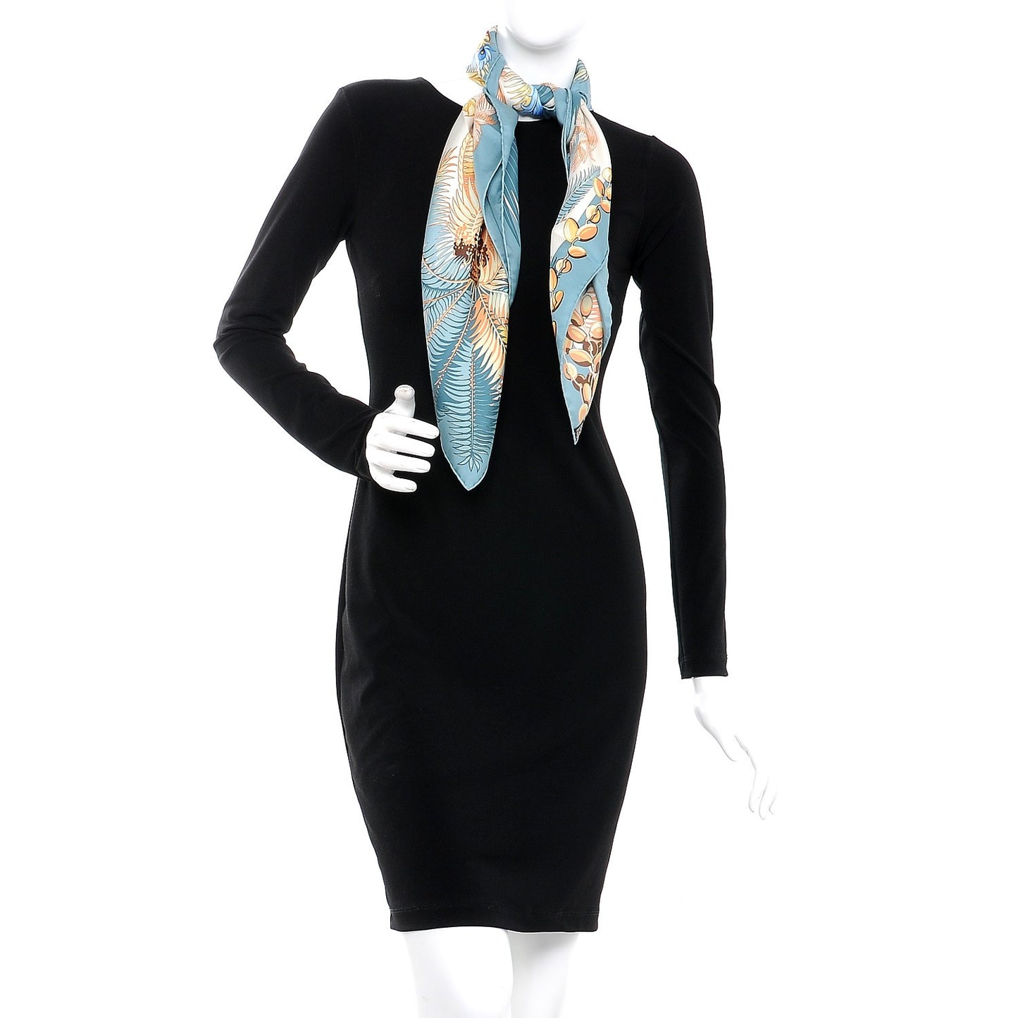 Silk Mythiques Phoenix Coloriage Scarf 90 Vert Amande Vanille Brun
