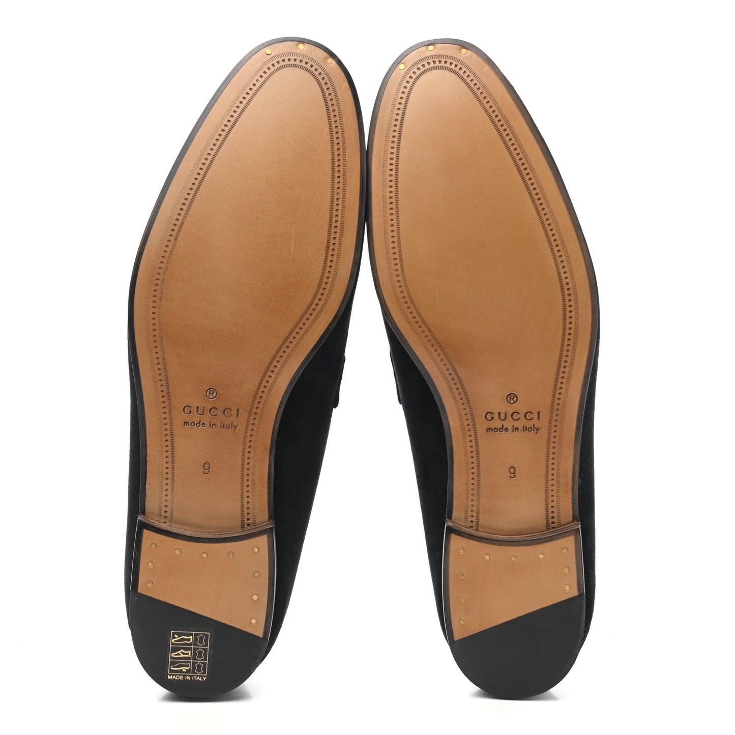 Suede Web Mens Horsebit Loafers 9 Black