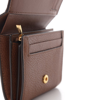 Mulberry Small Classic Grain Small Continental French Purse Wallet Oak 11 of 11