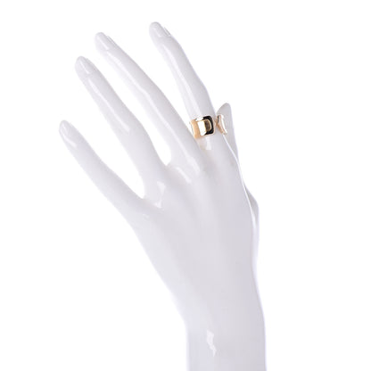 Cartier 18K Yellow Gold 10mm Logo De Ring 50 5.25 2 of 4