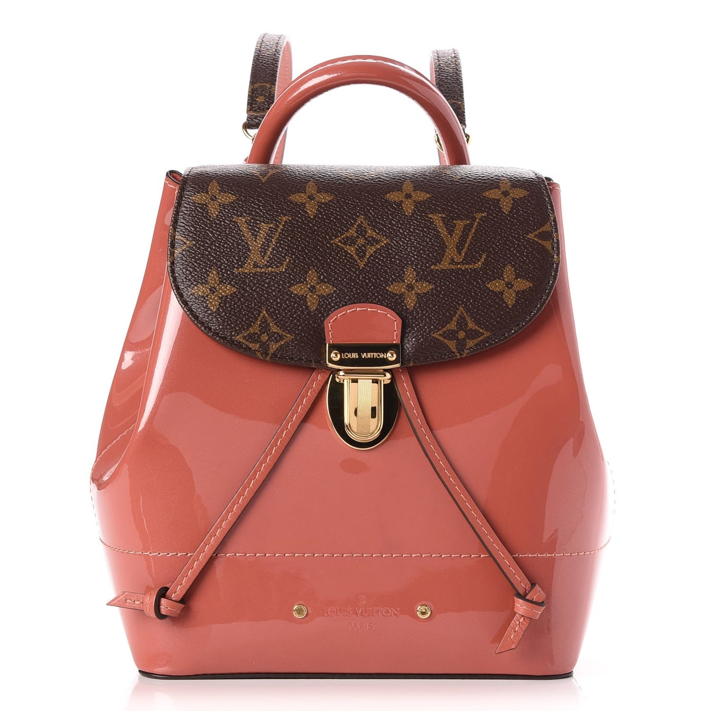 Patent Monogram Hot Springs Backpack Vieux Rose