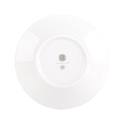 Hermes Porcelain Mosaique Au 24 Platine Breakfast Saucer 2 of 3