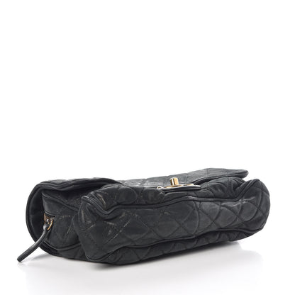 Chanel Iridescent Calfskin Quilted Small Shiva Flap Black 4 of 8