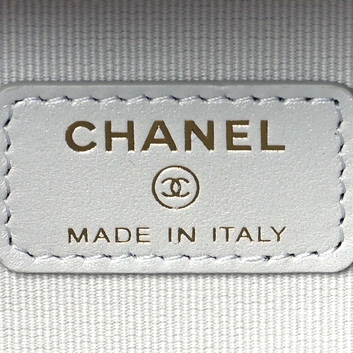 Metallic Lambskin Quilted Top Handle Vanity Case Silver