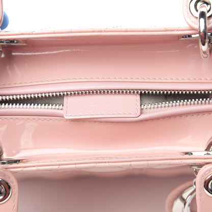 Christian Dior Patent Cannage Medium Lady Dior Rose Clair 5 of 11