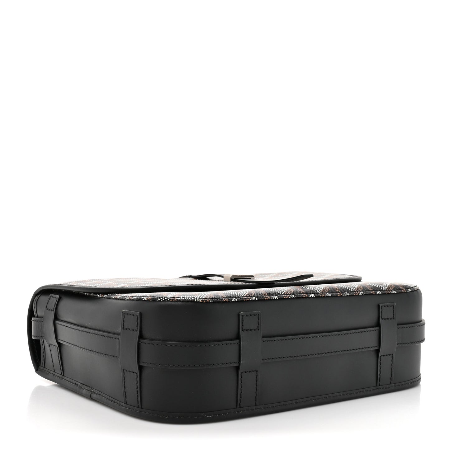 Goyardine Belvedere II MM Messenger Bag Black