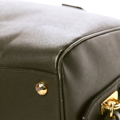 Prada Saffiano Lux Bowler Militare 12 of 19