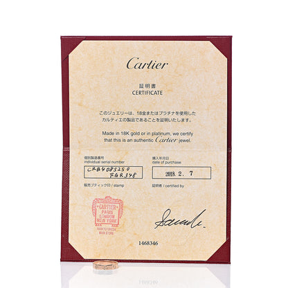 Cartier 18K Pink Gold 3.5mm LOVE Wedding Band Ring 50 5.25 5 of 5