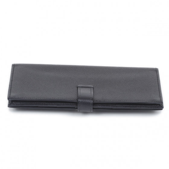 Epsom Leather Bearn Wallet Noir