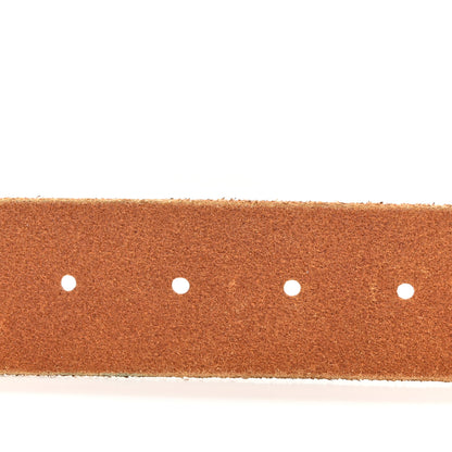 Gucci Faded Calfskin Double G 40mm Belt 80/32 Cuir 4 of 7