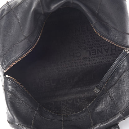 Chanel Caviar Square Stitched Bowler Black 5 of 10