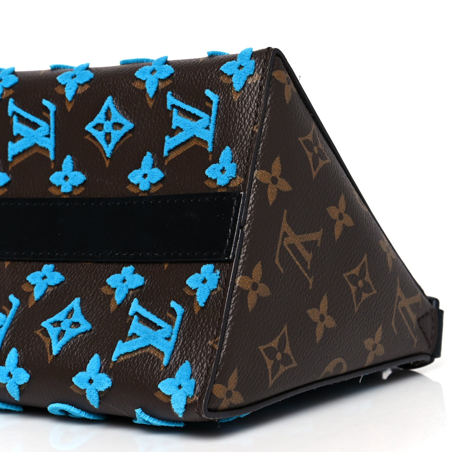 Louis Vuitton Monogram Tuffetage Triangle Messenger Turquoise 9 of 9