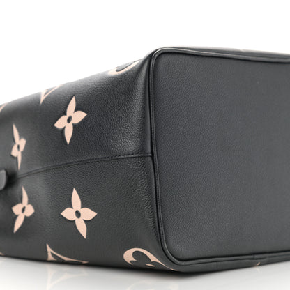Louis Vuitton Empreinte Monogram Giant Neonoe MM Black Beige 9 of 10