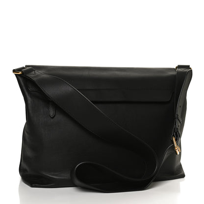 Burberry Soft Calfskin Graffiti Messenger Bag Black 3 of 12