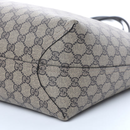 Gucci GG Supreme Monogram Large Reversible Tote Beige Black 11 of 20