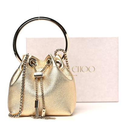 Jimmy Choo Metallic Nappa Micro Bon Bon Bag Gold 10 of 10
