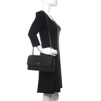 Chanel Iridescent Caviar Small Lady Pearly Flap Black 2 of 11