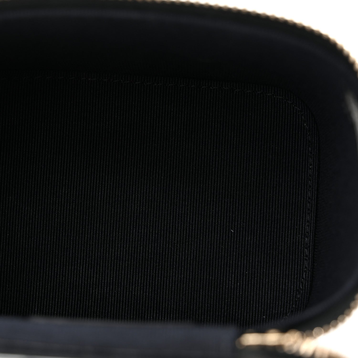 Chanel Lambskin Quilted Top Handle Mini Vanity Case With Chain Black 5 of 10