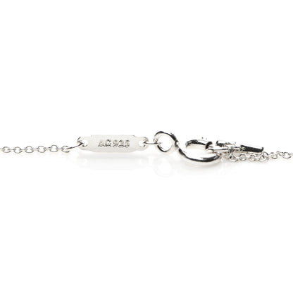 Tiffany Sterling Silver Small T Smile Pendant Necklace 4 of 6