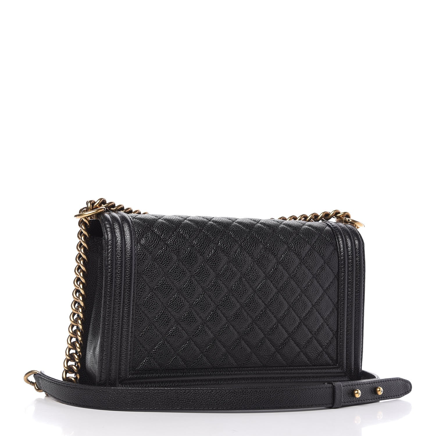 Chanel Caviar Quilted New Medium Boy Flap Black 3 of 11