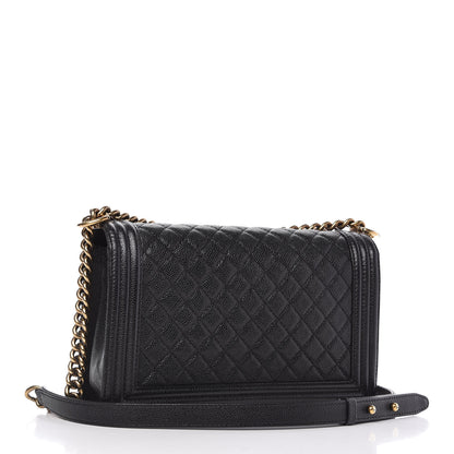 Chanel Caviar Quilted New Medium Boy Flap Black 3 of 11