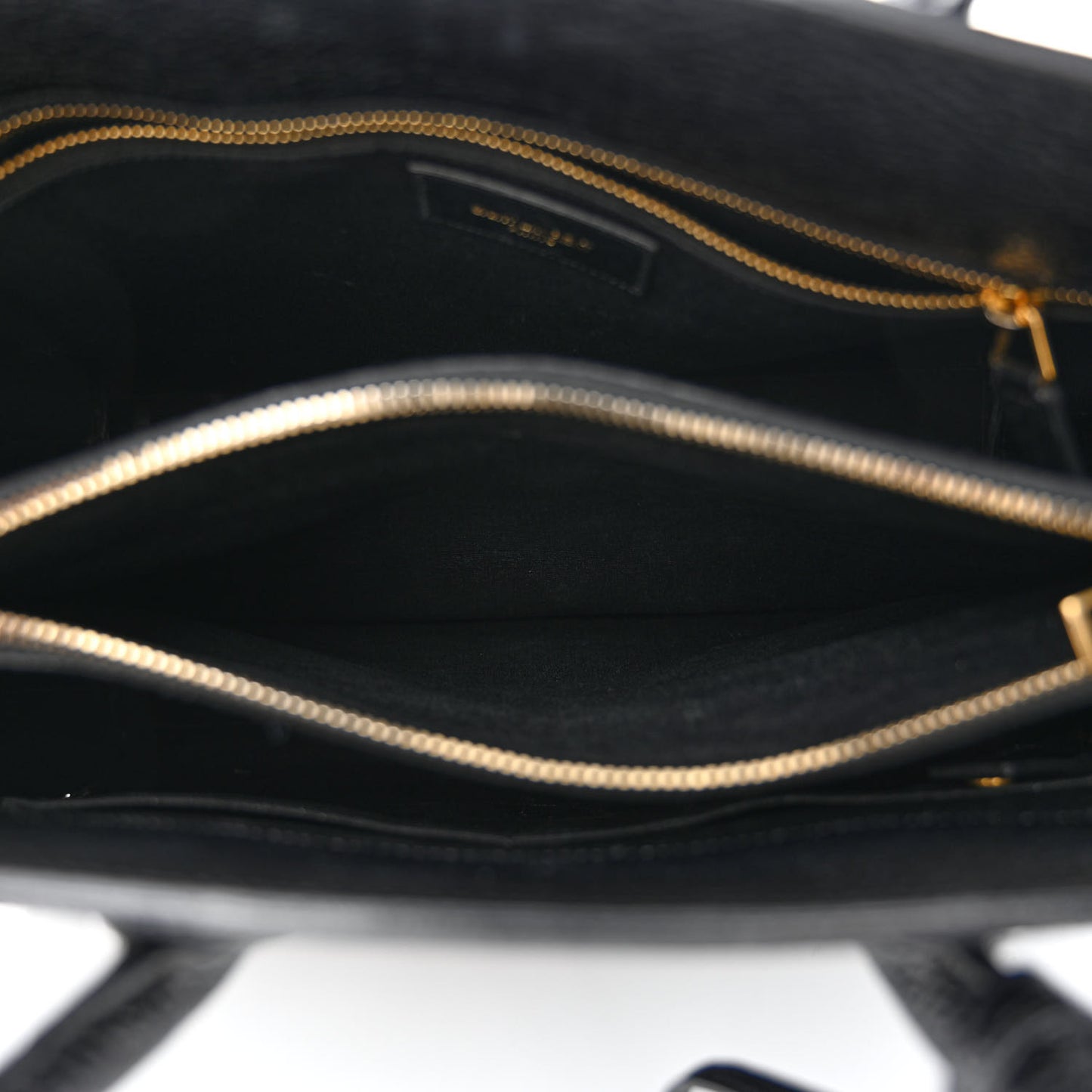 Grained Calfskin Small Sac De Jour Black